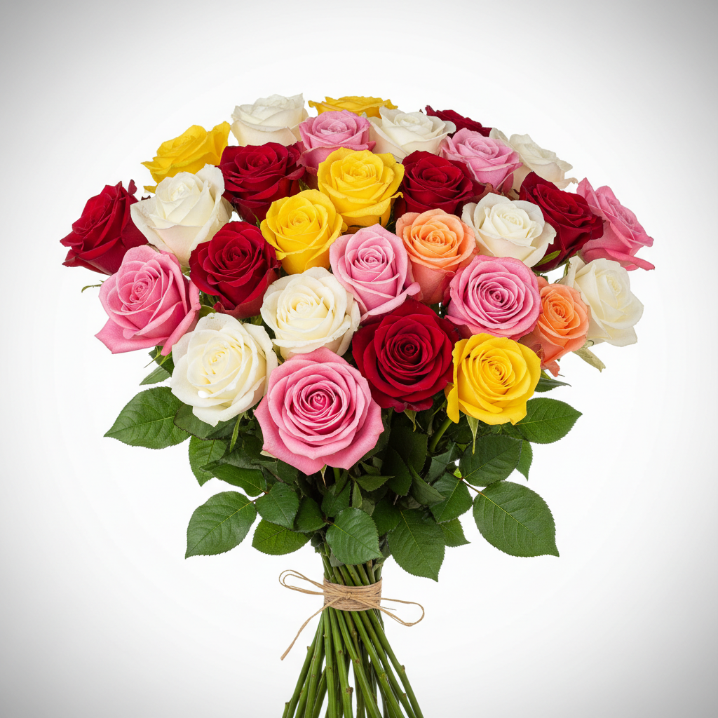 Роза Екв. микс 60см